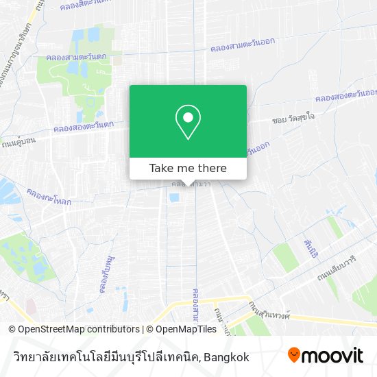 วิทยาลัยเทคโนโลยีมีนบุรีโปลีเทคนิค map