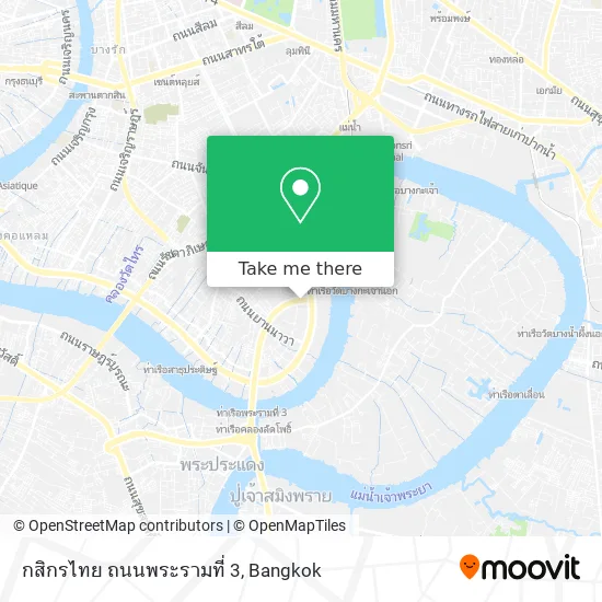 กสิกรไทย ถนนพระรามที่ 3 map