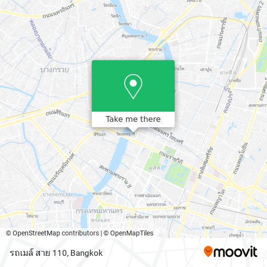 รถเมล์ สาย 110 map