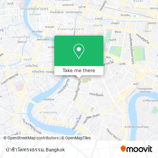 ป่าช้าวัดทรงธรรม map