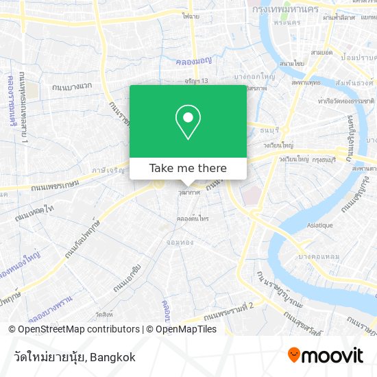 วัดใหม่ยายนุ้ย map