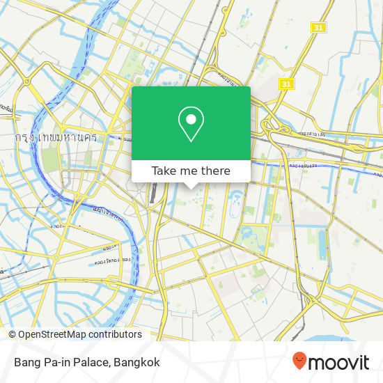 Bang Pa-in Palace map