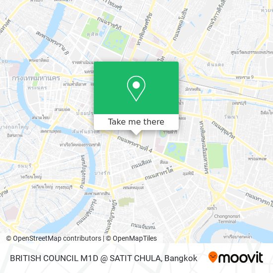 BRITISH COUNCIL M1D @ SATIT CHULA map