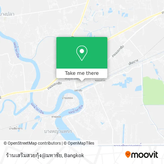 ร้านเสริมสวยกุ้ง@มหาชัย map