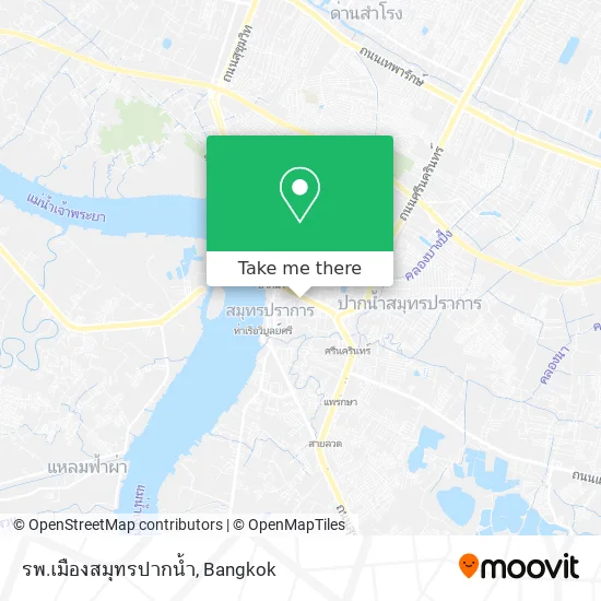 รพ.เมืองสมุทรปากน้ำ map