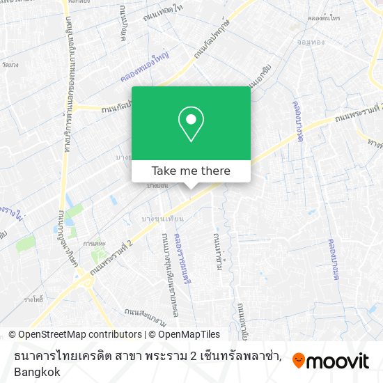 ธนาคารไทยเครดิต สาขา พระราม 2 เซ็นทรัลพลาซ่า map