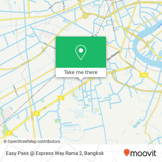 Easy Pass @ Express Way Rama 2 map