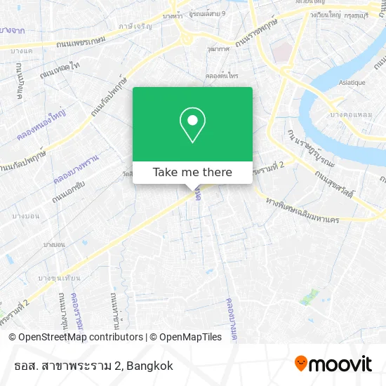ธอส. สาขาพระราม 2 map
