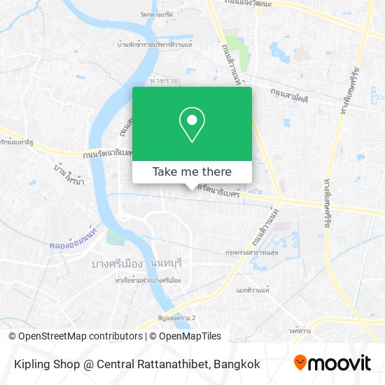 Kipling Shop @ Central Rattanathibet map