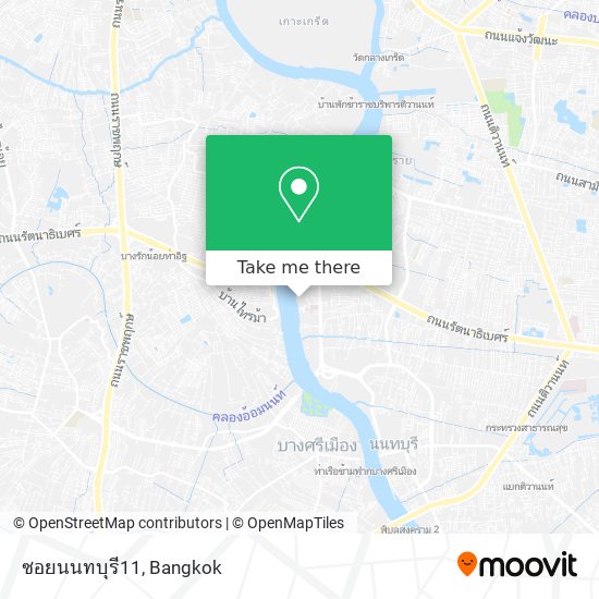 ซอยนนทบุรี11 map