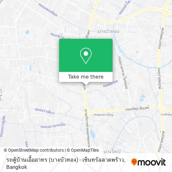 รถตู้บ้านเอื้ออาทร (บางบัวทอง) - เซ็นทรัลลาดพร้าว map