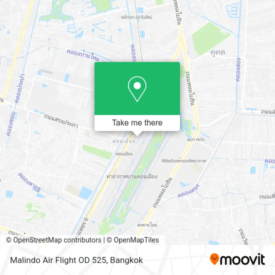 Malindo Air Flight OD 525 map