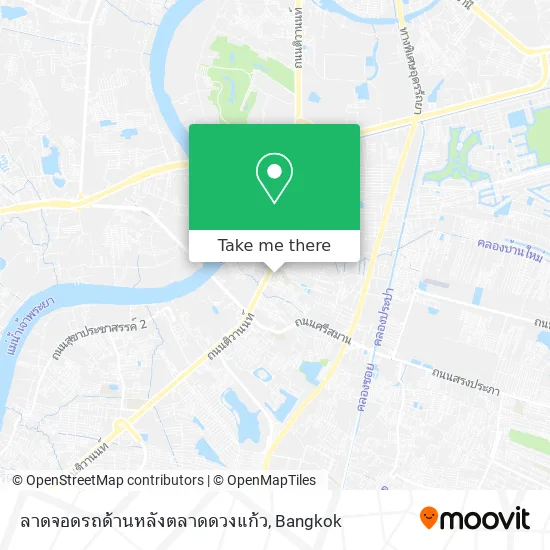 ลาดจอดรถด้านหลังตลาดดวงแก้ว map