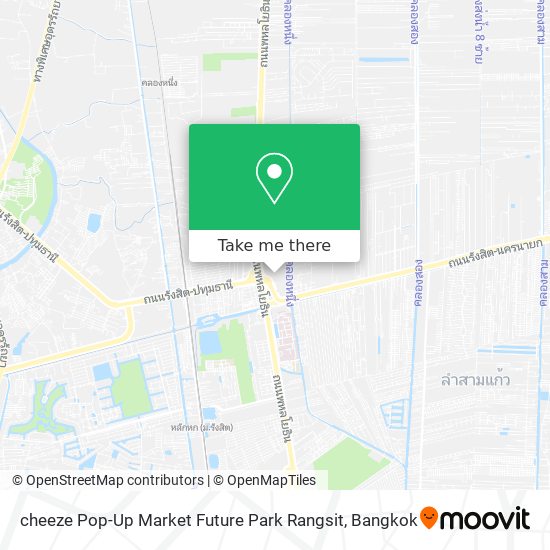 cheeze Pop-Up Market Future Park Rangsit map