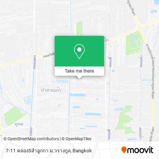 7-11 คลอง3ลำลูกกา ม.วรางกูล map