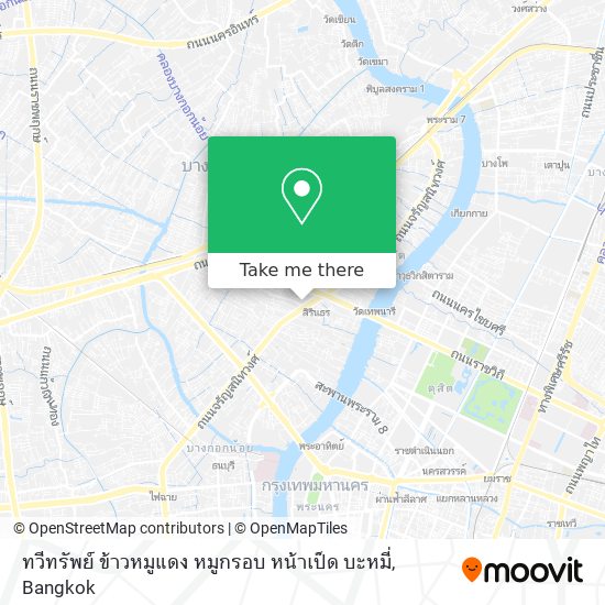 ทวีทรัพย์ ข้าวหมูแดง หมูกรอบ หน้าเป็ด บะหมี่ map
