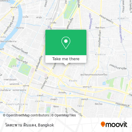 วัดตะพาน ดินแดง map