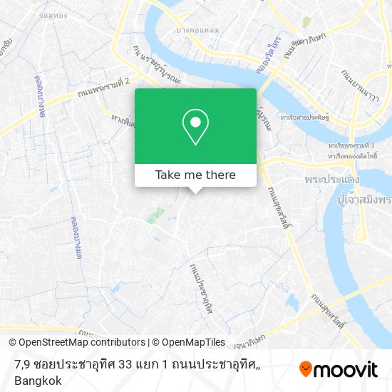 7,9 ซอยประชาอุทิศ 33 แยก 1 ถนนประชาอุทิศ, map