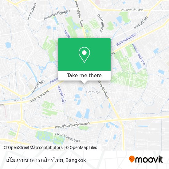 สโมสรธนาคารกสิกรไทย map