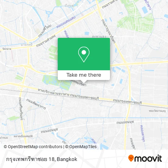 กรุงเทพกรีฑาซอย 18 map