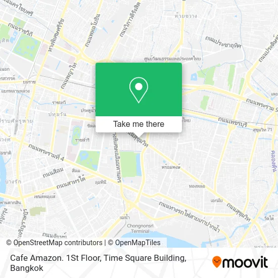 Cafe Amazon. 1St Floor, Time Square Building map