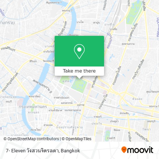 7- Eleven วังสวนจิตรลดา map