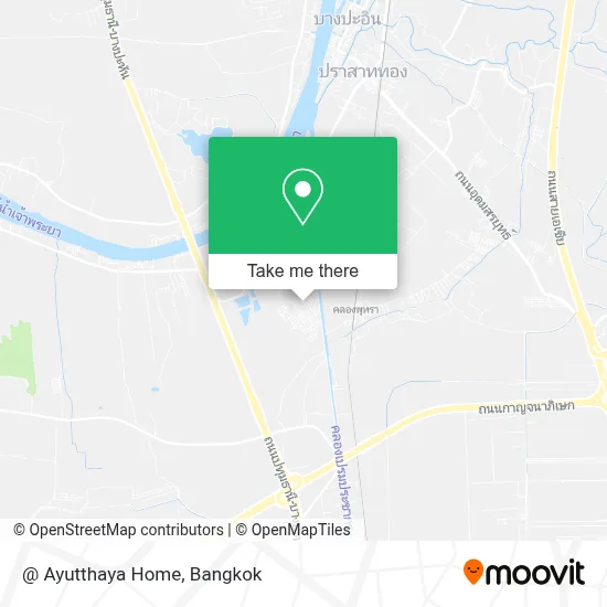 @ Ayutthaya Home map