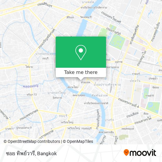 ซอย ทิพย์วารี map