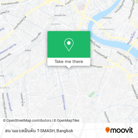 สนามแบดมินตัน T-SMASH map