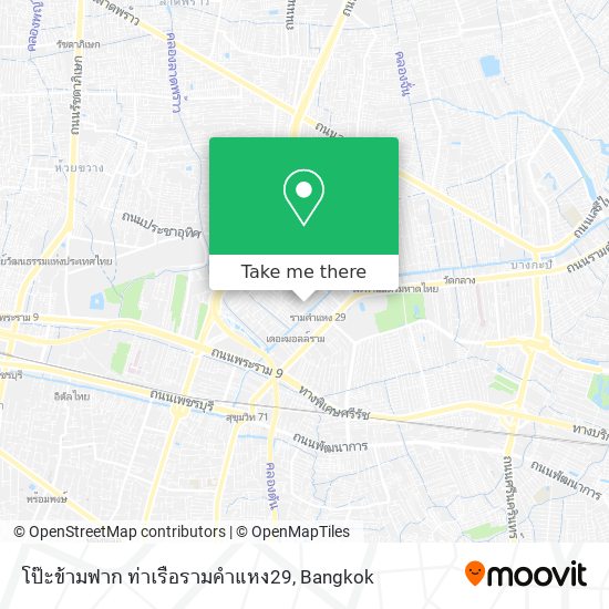 โป๊ะข้ามฟาก ท่าเรือรามคำแหง29 map