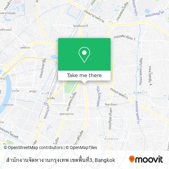 สำนักงานจัดหางานกรุงเทพ เขตพื้นที่3 map