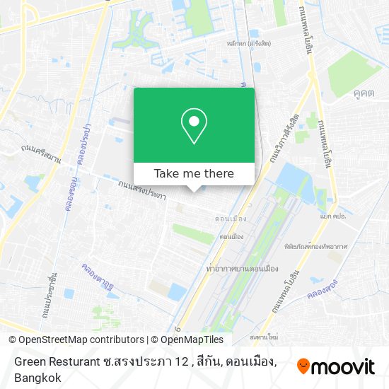 Green Resturant ซ.สรงประภา 12 , สีกัน, ดอนเมือง map