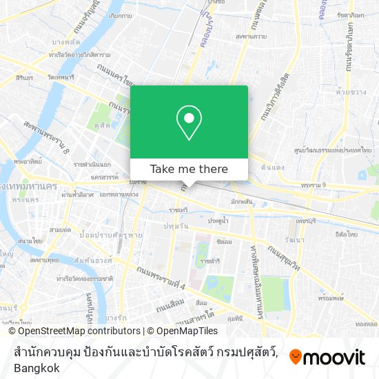 สำนักควบคุม ป้องกันและบำบัดโรคสัตว์ กรมปศุสัตว์ map