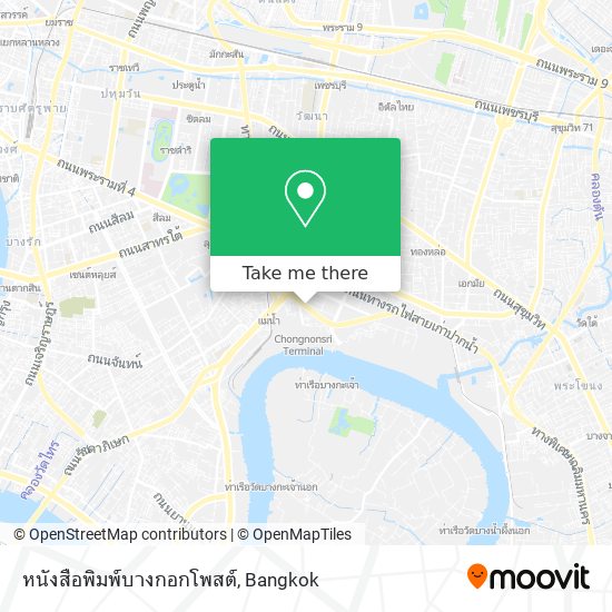 หนังสือพิมพ์บางกอกโพสต์ map