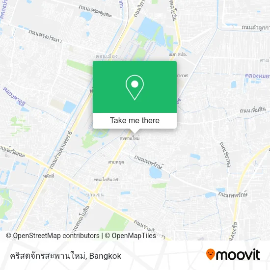 คริสตจักรสะพานใหม่ map