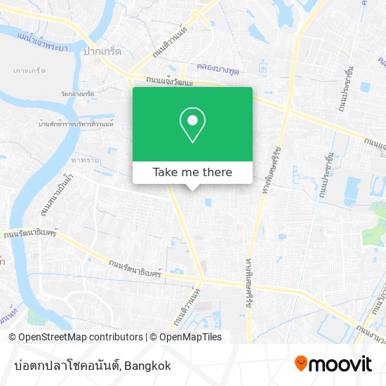 บ่อตกปลาโชคอนันต์ map
