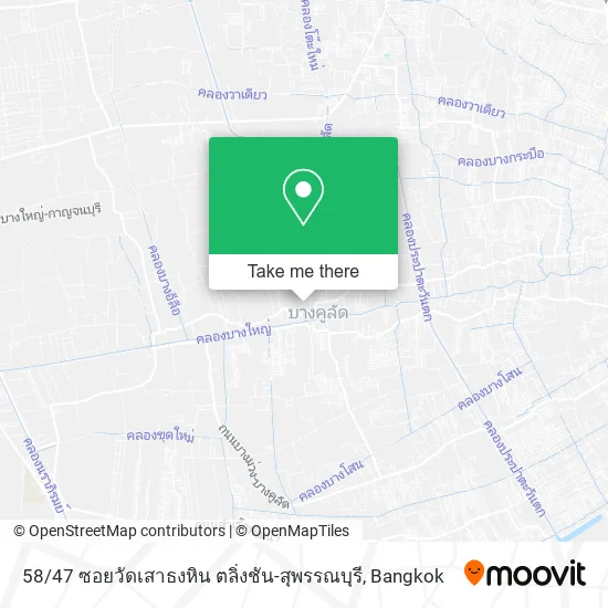 58 / 47 ซอยวัดเสาธงหิน ตลิ่งชัน-สุพรรณบุรี map