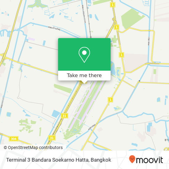 Terminal 3 Bandara Soekarno Hatta map