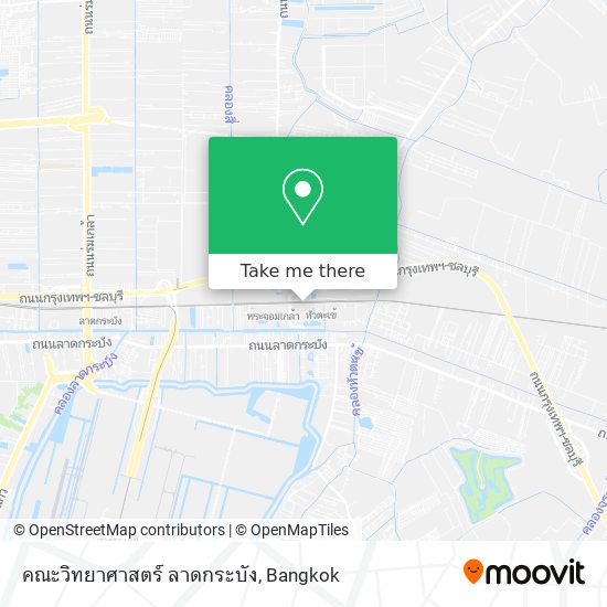 คณะวิทยาศาสตร์ ลาดกระบัง map