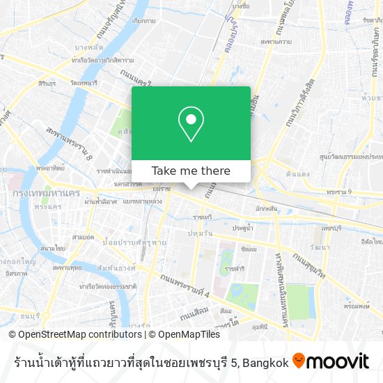 ร้านน้ำเต้าหู้ที่แถวยาวที่สุดในซอยเพชรบุรี 5 map