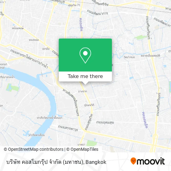 บริษัท คอสโมกรุ๊ป จำกัด (มหาชน) map