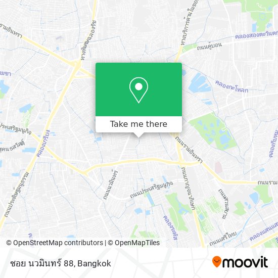 ซอย นวมินทร์ 88 map