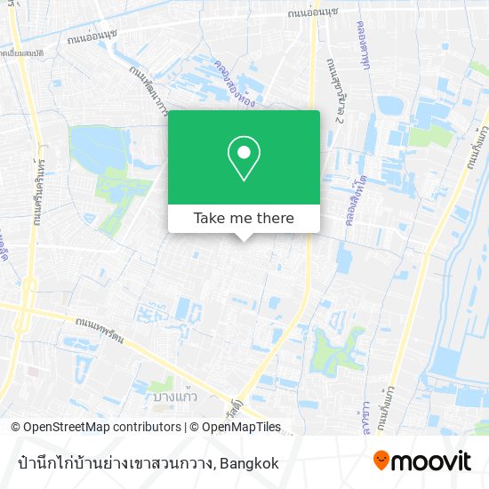 ป๋านึกไก่บ้านย่างเขาสวนกวาง map