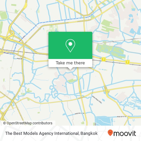 The Best Models Agency International map