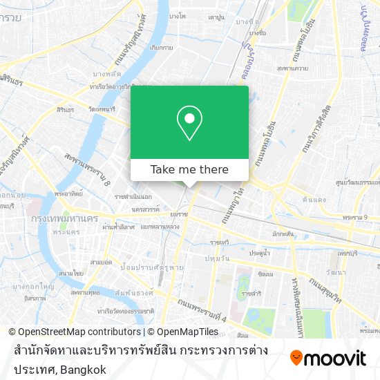 สำนักจัดหาและบริหารทรัพย์สิน กระทรวงการต่างประเทศ map