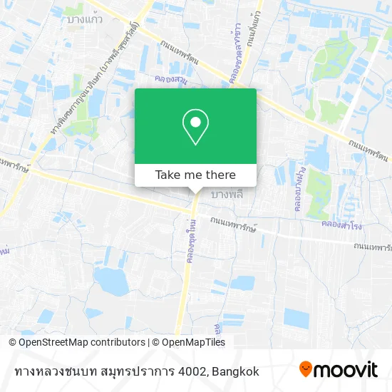 ทางหลวงชนบท สมุทรปราการ 4002 map