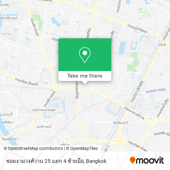 ซอยงามวงศ์วาน 25 แยก 4 ซ้ายมือ map