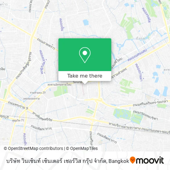 บริษัท วินเซ็นท์ เซ็นเตอร์ เซอร์วิส กรุ๊ป จำกัด map