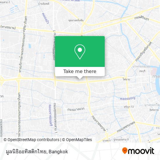 มูลนิธิออทิสติกไทย map