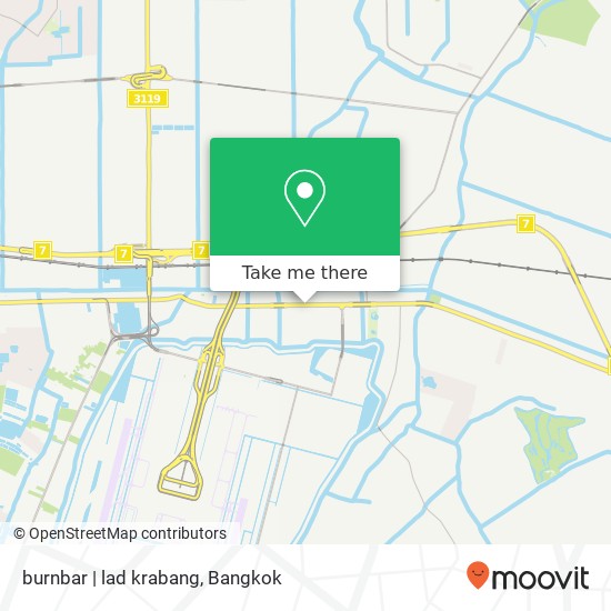 burnbar | lad krabang map